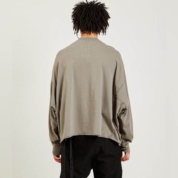 Rick Owens Crater T Milk white DU01B7261 RN O/S long sleeve Unisex - Picture 15 of 15